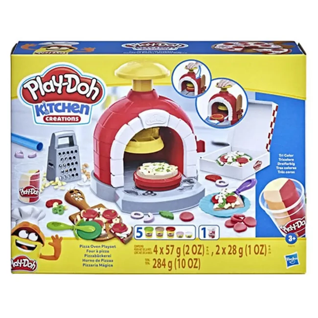 Play-Doh: Kitchen creations pizza készítő gyurmaszett kiegészítőkkel 284g – Hasbro