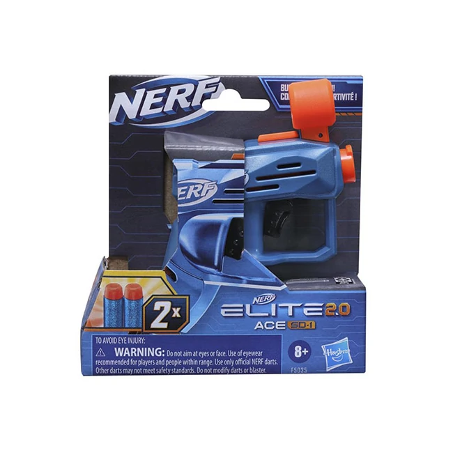 Nerf Elite 2.0 Ace SD-1 szivacslövő fegyver 2 lőszerrel – Hasbro