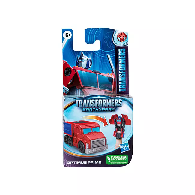 Transformers Earthspark egylépésben átalakuló Optimus Prime figura 6 cm – Hasbro