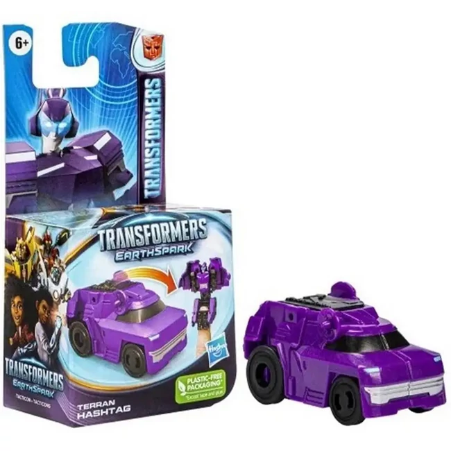 Transformers Earthspark egylépésben átalakuló Terran Twitch figura 6 cm – Hasbro