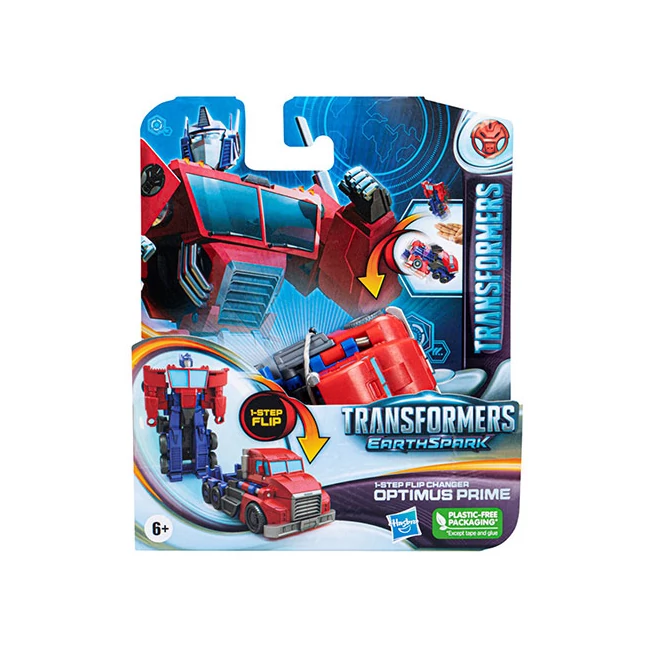 Transformers Earthspark egylépésben átalakuló Optimus Prime figura 10 cm – Hasbro