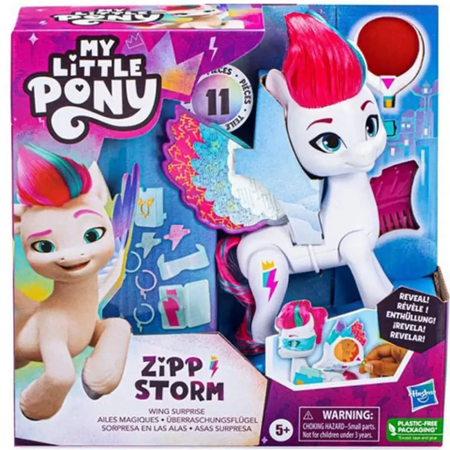 Én kicsi Pónim: Szárnyas meglepetés Zipp Storm figuraszett – Hasbro