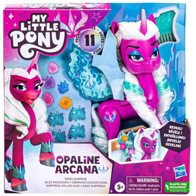 Én kicsi Pónim: Szárnyas meglepetés Opaline Arcana figuraszett – Hasbro
