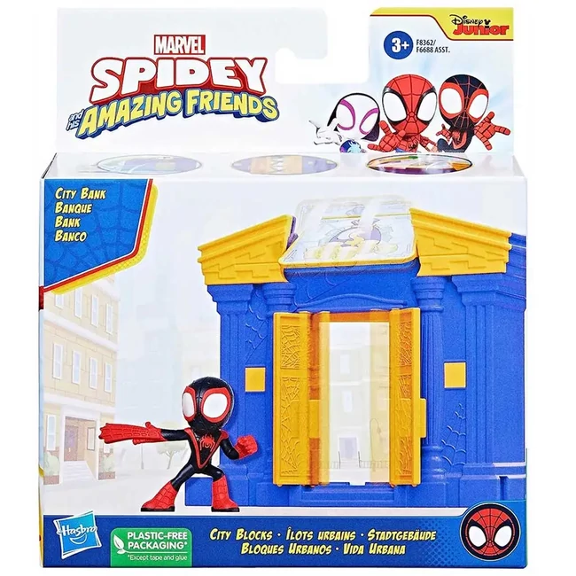 Pókember: Póki és csodálatos barátai – Városi Bank Miles Morales figurával – Hasbro
