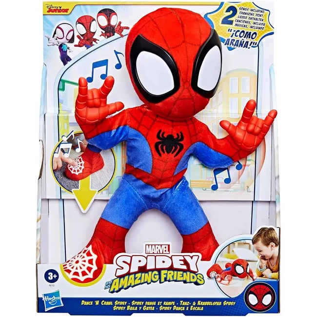 Marvel Spidey és csodálatos barátai: Táncoló interaktív Spidey plüss – Hasbro