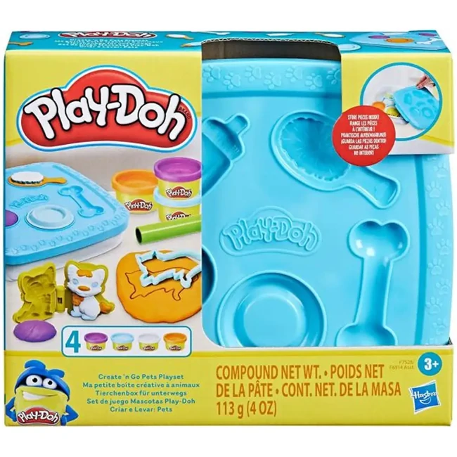 Play-Doh: Create 'n Go állatos gyurmaszett – Hasbro