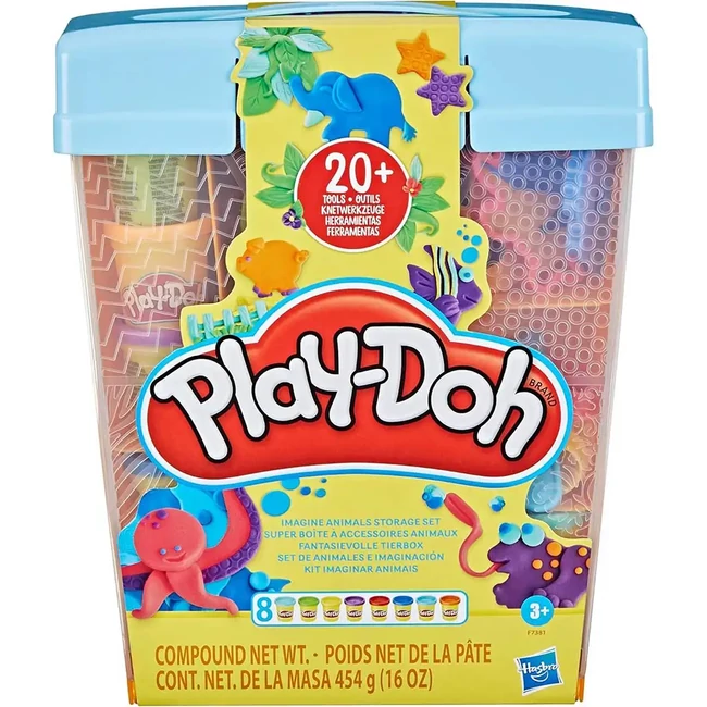 Play-Doh: Állatformázó gyurmaszett 8 db gyurmával – Hasbro