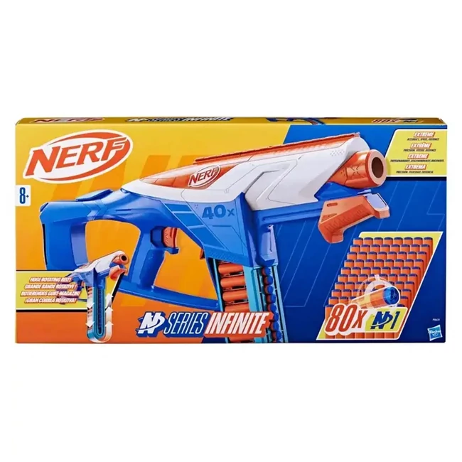 Nerf: N-Series: Infinite szivacslövő 80 db tölténnyel – Hasbro