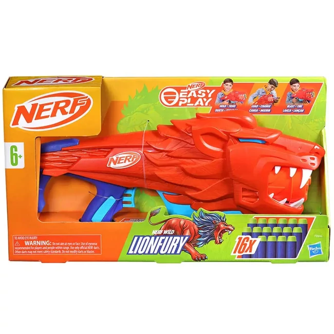 Nerf: Lionfury szivacslövő 16 db tölténnyel – Hasbro