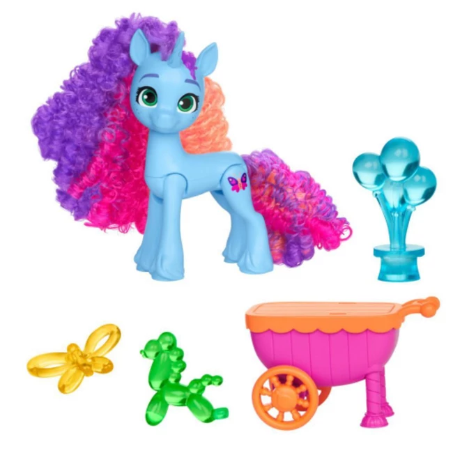 Én kicsi pónim: Mondd el a meséd lufis Misty Brightdawn póni figura – Hasbro