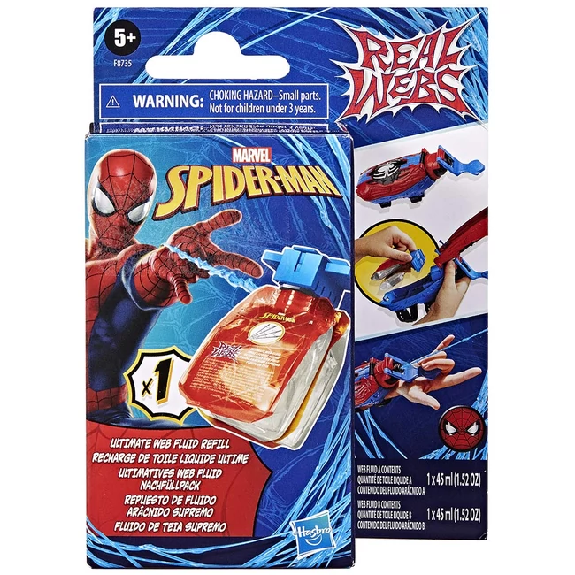 Pókember: Real Webs Ultimate hálóvető utántöltő folyadék – Hasbro