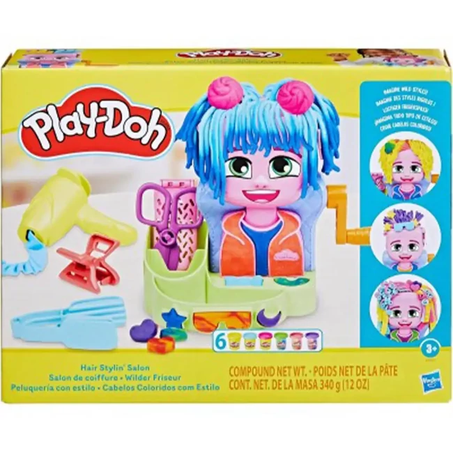 Play-Doh: Fodrászszalon 6 tégely gyurmával – Hasbro