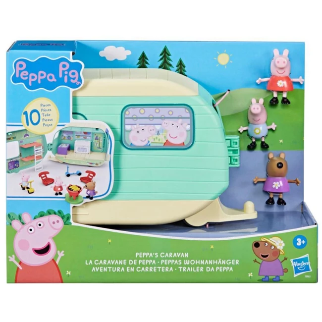 Peppa malac: Peppa lakókocsija játékszett – Hasbro