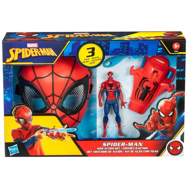 Pókember: Web Action 3db-os játékszett - Hasbro