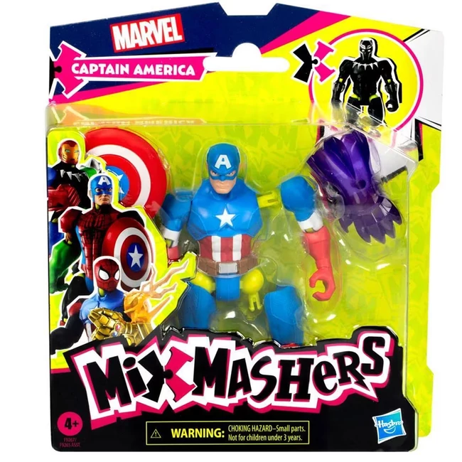 Marvel Mix Mashers: Bosszúállók Amerika kapitány figura kiegészítőkkel – Hasbro