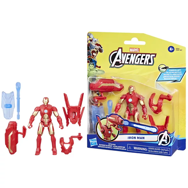 Marvel: Bosszúállók – Vasember akciófigura kiegészítőkkel 10 cm – Hasbro