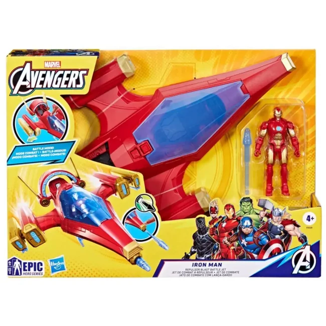 Bosszúállók: Vasember Repulsor Blast harci repülőgép – Hasbro