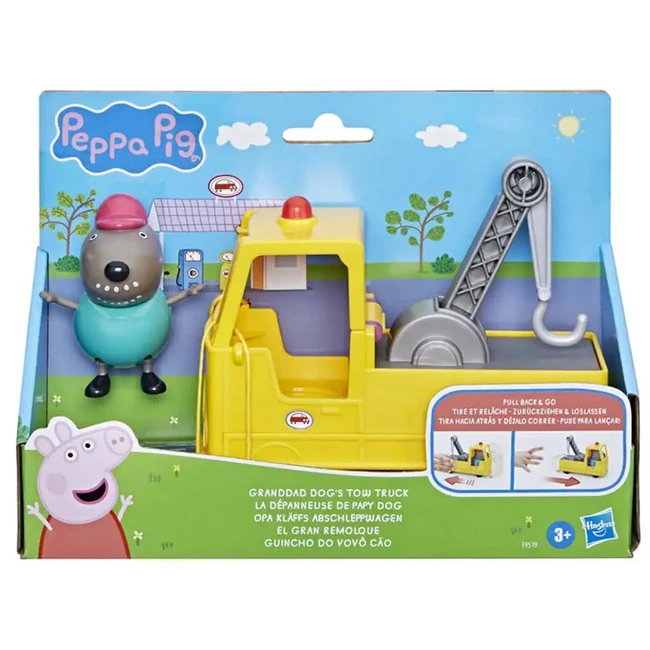 Peppa Malac: Nagypapa és vontatókocsija játékszett – Hasbro