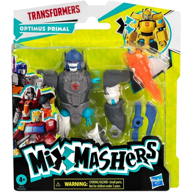 Transformers: Mix Mashers Optimus Primal figura kiegészítőkkel – Hasbro