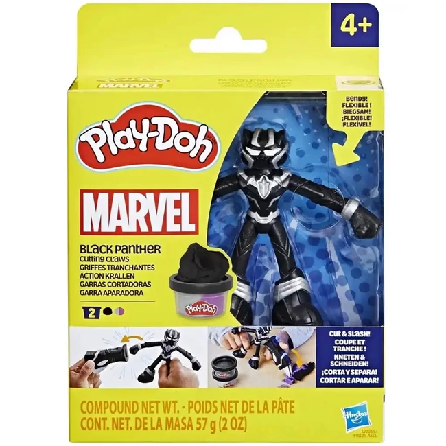 Play-Doh: Marvel Fekete Párduc játékszett – Hasbro