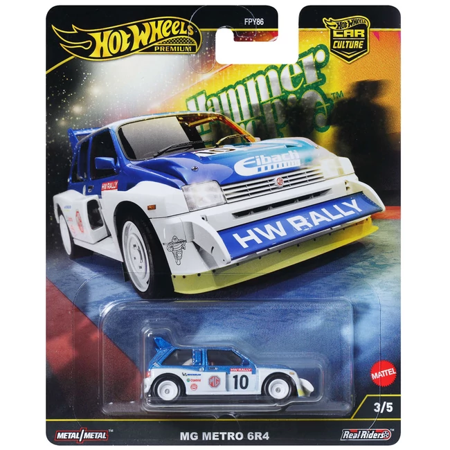 Hot Wheels: Autó Cool-túra kisautó MG Metro 6R4 1/64 – Mattel