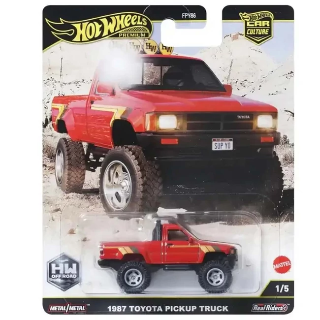 Hot Wheels: Cool-túra 87 Toyota Pickup Truck kisautó 1/64 – Mattel