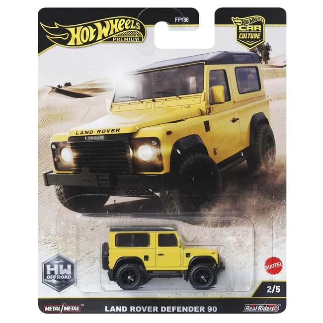 Hot Wheels: Cool-túra Land Rover Defender kisautó 1/64 – Mattel