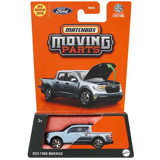 Matchbox: Moving Parts – Nyitható kisautó 2023 Ford Maverick 1/64 – Mattel