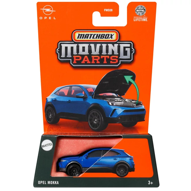 Matchbox: Moving Parts – Nyitható kisautó Opel Mokka 1/64 – Mattel