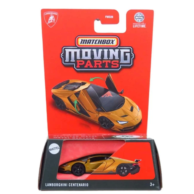Matchbox: Moving Parts – Lamborghini Centenario nyitható kisautó 1/64 – Mattel