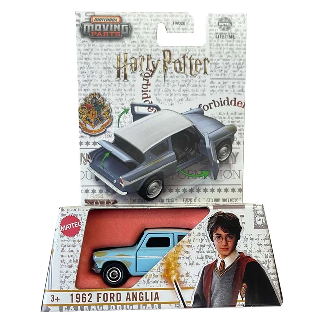 Matchbox: Moving Parts – 1962 Ford Anglia nyitható kisautó 1/64 – Mattel