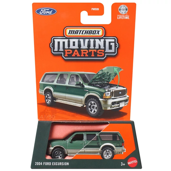 Matchbox Moving Parts: 2004 Ford Excursion nyitható kisautó 1/64 - Mattel