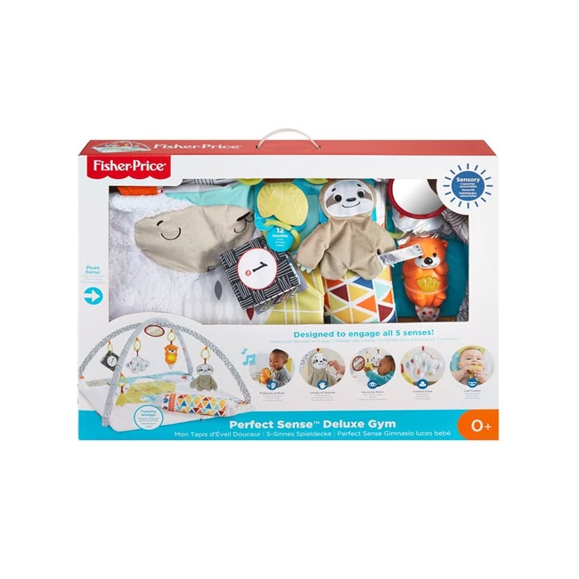 Fisher-Price: Sensimals Játszószőnyeg babatornázóval – Mattel