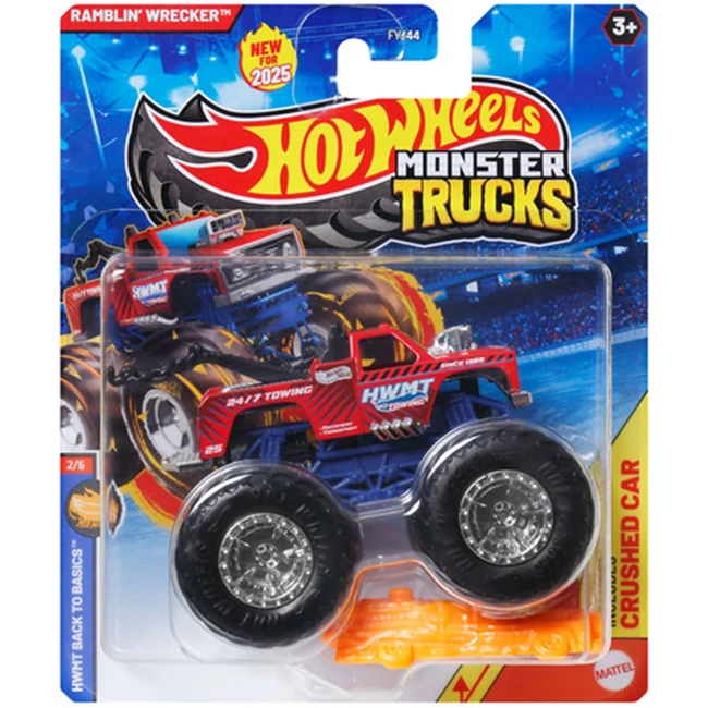 Hot Wheels: Monster Trucks – Ramblin’ Wrecker kisautó 1/64 – Mattel