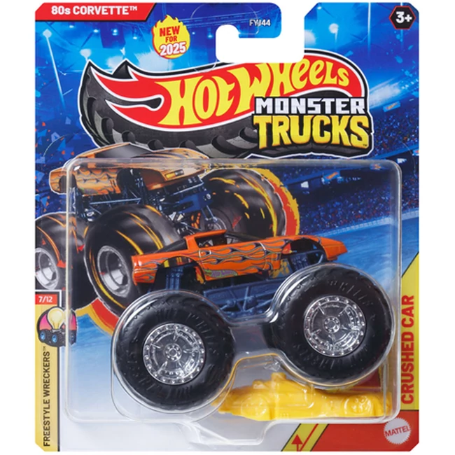 Hot Wheels: Monster Trucks – '80 Corvette kisautó 1/64 – Mattel