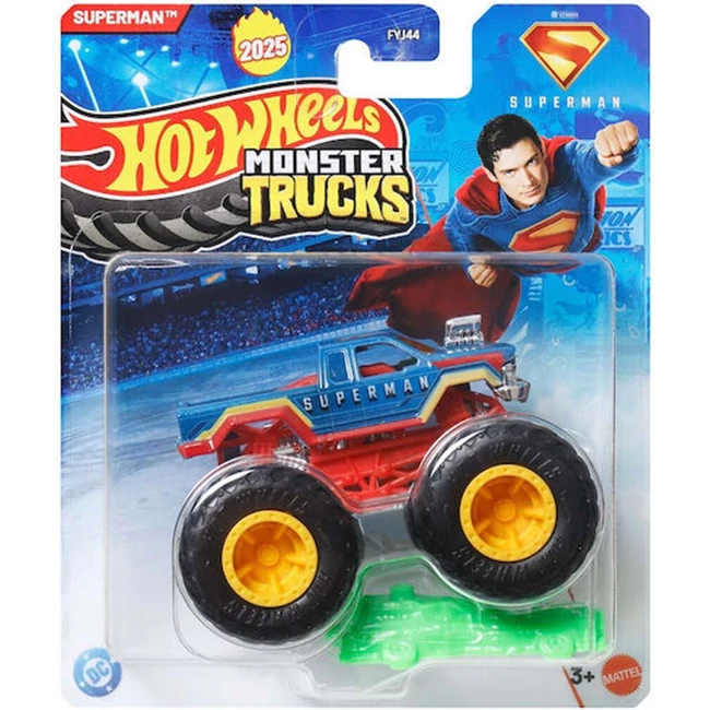 Hot Wheels Monster Trucks: Superman kisautó 1/64 – Mattel