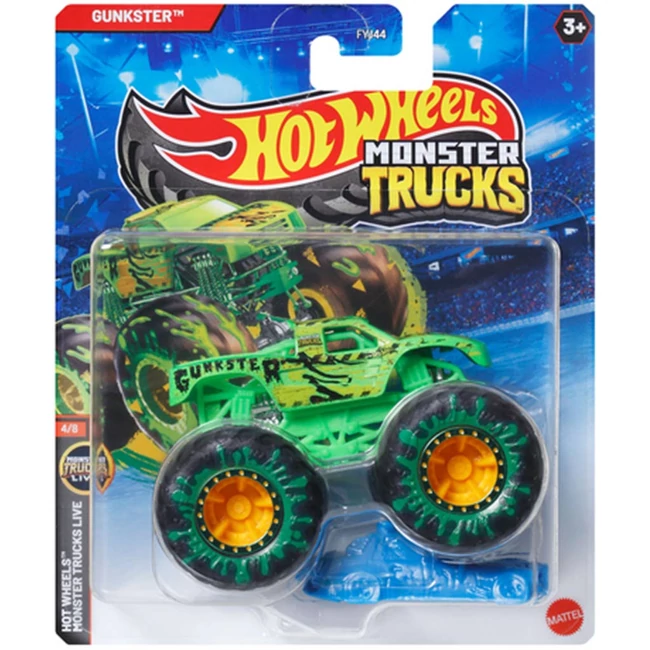 Hot Wheels: Monster Trucks – Gunkster kisautó 1/64 – Mattel
