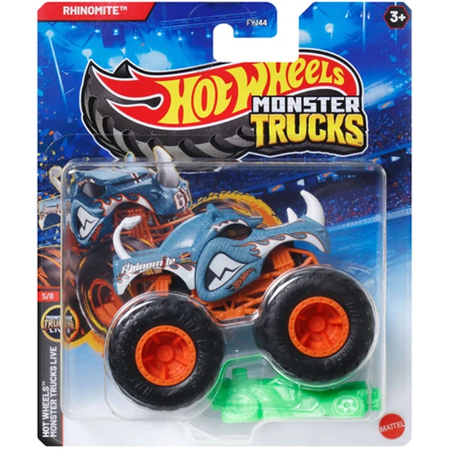 Hot Wheels: Monster Trucks – Rhinomite kisautó 1/64 – Mattel
