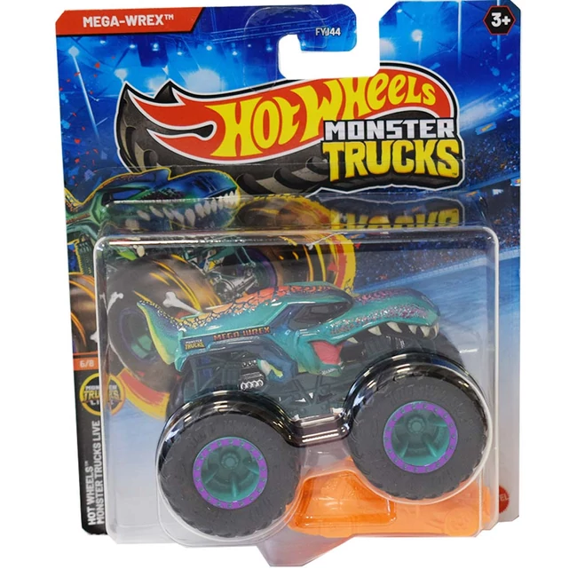Hot Wheels: Monster Trucks Live – Mega-Wrex kisautó 1/64 – Mattel
