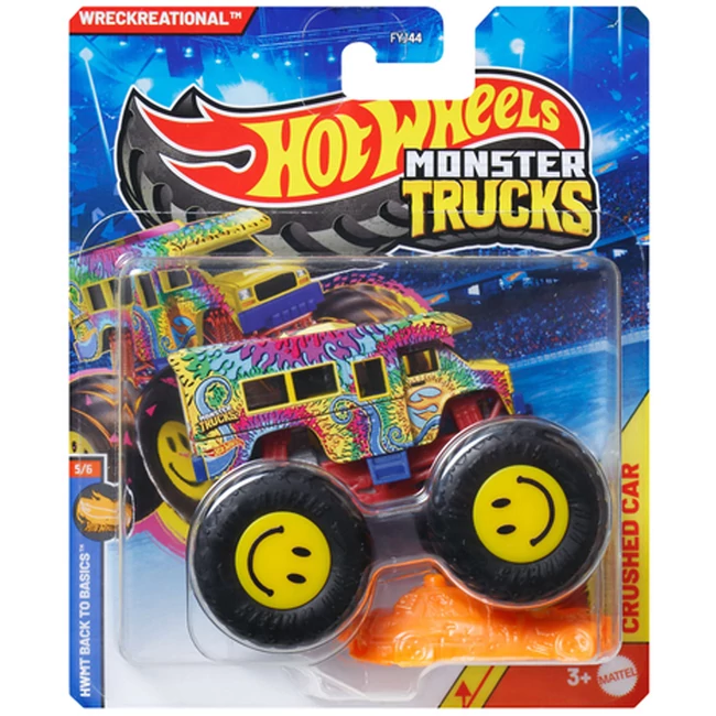 Hot Wheels Monster Trucks: Wreckreational kisautó 1/64 – Mattel