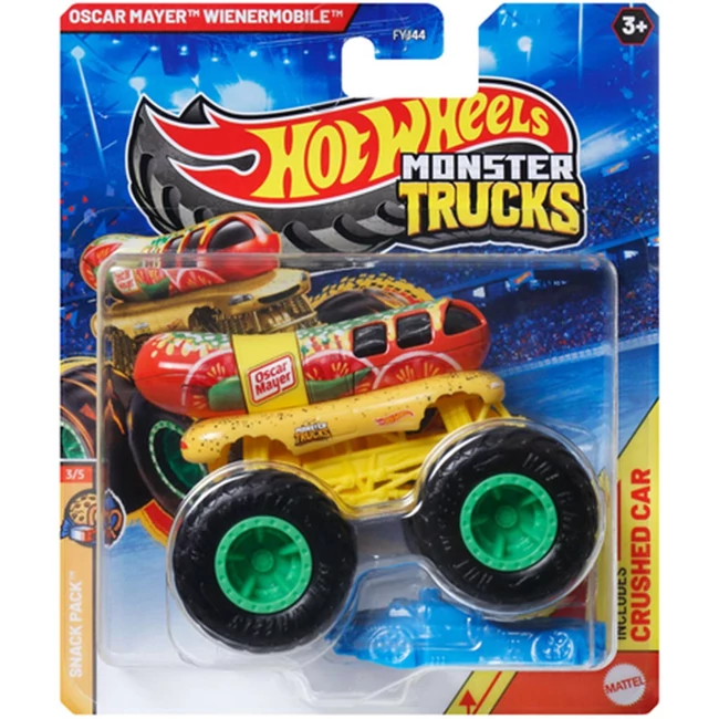 Hot Wheels: Monster Trucks – Oscar Mayer Wienermobile kisautó 1/64 – Mattel