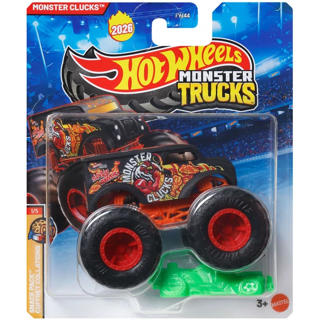 Hot Wheels Monster Trucks: Monster Clucks kisautó 1/64 – Mattel