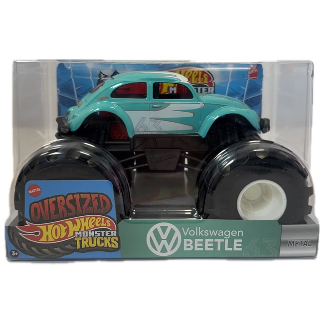 Hot Wheels: Monster Trucks Oversized – Volkswagen Beetle monster autó 1/24 – Mattel