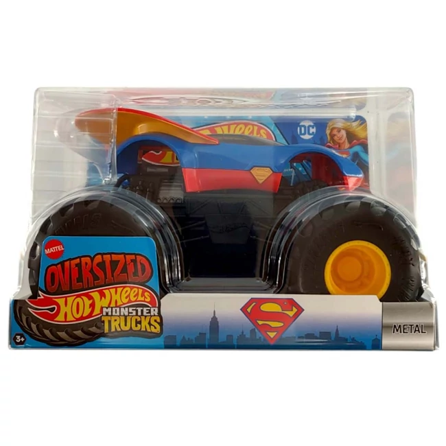 Hot Wheels: Monster Trucks Oversized Superwoman monster autó 1/24 – Mattel
