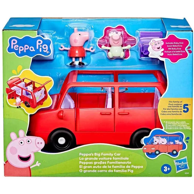 Peppa malac: Peppa nagy családi autója játékszett – Hasbro