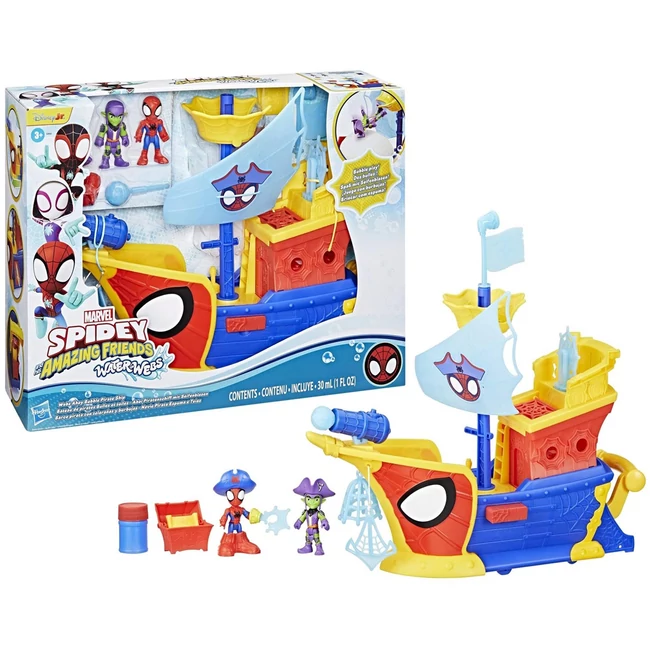 Póki és csodálatos barátai Waterwebs : Póki kalózhajója játékszett – Hasbro