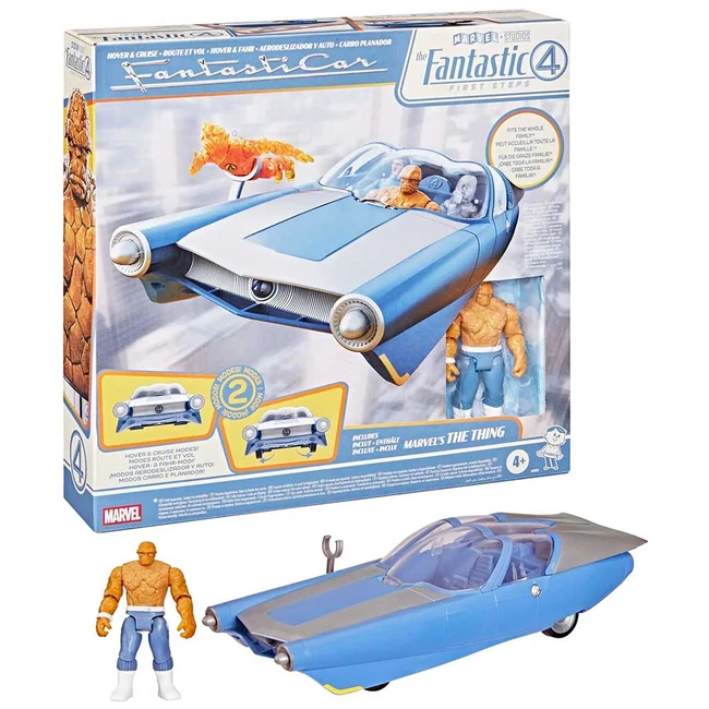 Marvel A Fantasztikus 4-es Epic World of Action Lebegő és cirkáló Fantasticar – Hasbro