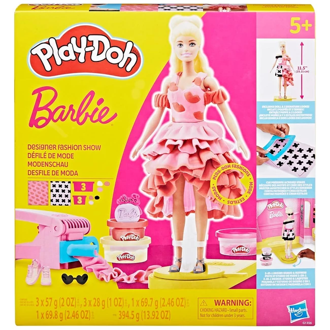 Play-Doh: Barbie divatbemutató gyurma szett – Hasbro