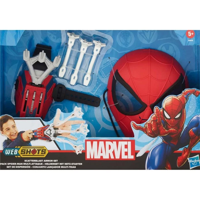 Marvel Pókember: Web Shots Scatterblast Armor játékszett – Hasbro