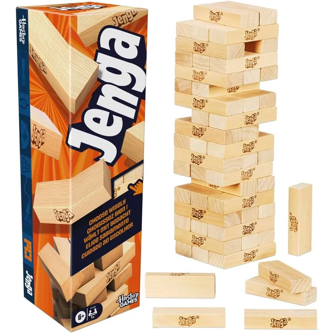 Jenga Classic társasjáték új kiadás – Hasbro